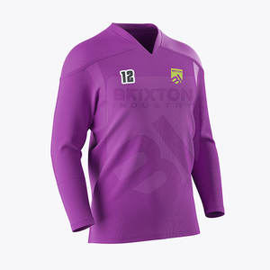 Jersey de hockey de calidad superior Ajuste clásico con diseño de cuello en V para el partido del equipo del club y el desgaste de los seguidores - Product Image 3