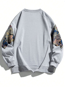 Sudadera para Hombre 100% Algodón, Sudadera de Alta Calidad con Hombros Caídos, Cuello Redondo, Talla Grande, Sudadera Personalizada Extra Grande - Product Image 2