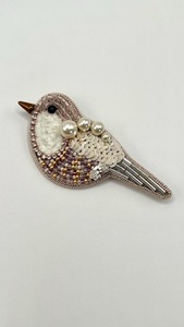 Broches en perles faites à la main en gros, designs personnalisés, motif floral, broche en perles faite à la main avec acceptation par glowin fashion - Product Image 4