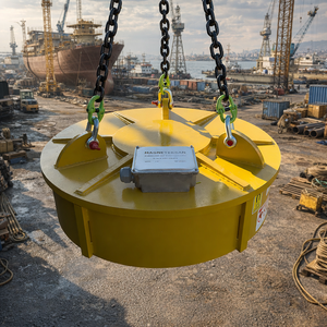 <b>Heavy</b>-<b>Duty</b> N35 Grade Electromagnet with 50kGmm Flux Index and 1% Tolerance for Shipbreaking and Scrap Steel Handling - Product Image 4