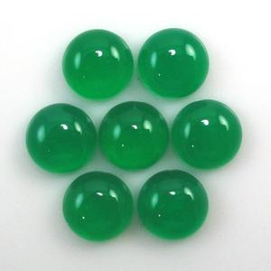 IGI certifié 7mm 8mm forme ronde jade naturel lisse Cabochon pierre précieuse en vrac pour la fabrication de bijoux pierre calibrée par Vivaaz Gems - Product Image 4