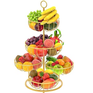 Panier à fruits en fer à mailles ouvertes pour des maisons saines, gardant les fruits en vue et encourageant les collations fraîches tout au long de la journée - Product Image 3