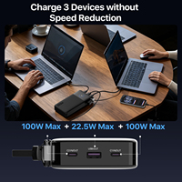Banco de Energía Nobis 222W 25000mAh con Pantalla a Color, Carga Rápida, Cargador Portátil para Laptop, Macbook, iPhone