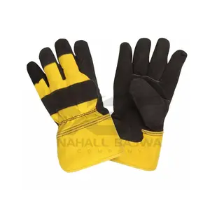 Leather Cheap Working Gloves Rubberized Cotton, Fur, Fleece, Jersey liner Labour Gloves High Quality Customize Design Logo 2023.