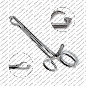 Fórceps de sujeción de hueso, abrazaderas quirúrgicas ortopédicas de 5,5 pulgadas, Manual de acero inoxidable, instrumento de Clase I certificado CE para fractura ósea - Product Image 1