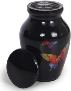<b>Small</b> Size Cremation Urn for Human Ashes Mini Metal Funeral Memorial Urn Custom Logo Engraving Wholesale Supplier - Product Image 3