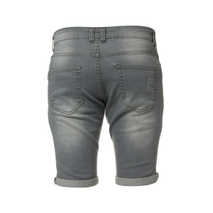 Short en jean personnalisé de haute qualité pour hommes-Services ODM à la mode Style décontracté motif solide dernier bouton Shorts pour hommes - Product Image 3
