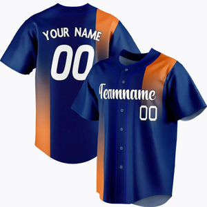 Camiseta de Béisbol de Diseño Personalizado, Sublimación, Impresión Digital, Cosida, Ropa Deportiva Transpirable, Suministro de Fábrica OEM - Product Image 6