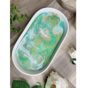 Plateau en résine pour l'organisation du bureau, plateau de service pour gâteaux, jus et aliments, pour la maison, l'hôtel - Product Image 4