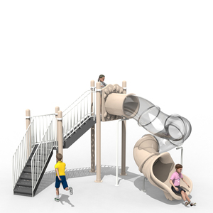 Tobogán de Tubo Espiral Transparente Azul de Plástico LLDPE, Independiente, <span class=keywords><strong>para</strong></span> Niños, Mascotas, <span class=keywords><strong>Perros</strong></span>, Uso Educativo en Interiores, Escuelas y Jardines - Product Image 6