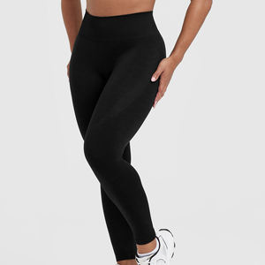 Pantalones de cintura alta Leggings Ropa de yoga Leggings deportivos personalizados Traje de LICRA para mujer Leggings de mujer para Fitness - Product Image 4