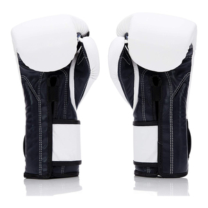 Guantes de boxeo profesionales de cuero PU con logotipo personalizado OEM Guantes de boxeo de material de color personalizado de alta calidad - Product Image 5