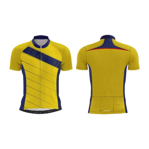Elegante camiseta de ciclismo con cremallera personalizada 100% poliéster Anti-UV a prueba de viento camiseta de carreras ropa deportiva sublimada para entusiastas de la bicicleta - Product Image 1