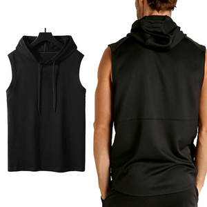 Sudadera con capucha ecológica de lana de dos piezas con logotipo personalizado impreso unisex, sudadera para correr de invierno, característica transpirable, opciones de talla grande - Product Image 5