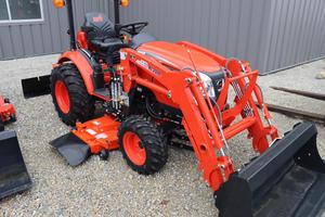 Tractor de orugas Kioti RX7340 4WD de 30 HP con transmisión por engranajes, motor y bomba para uso agrícola - Product Image 3
