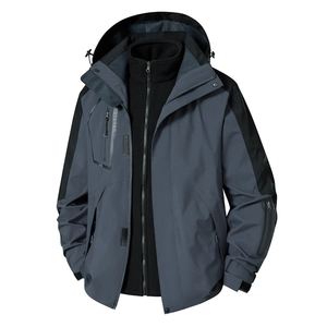 Chaqueta de esquí de pesca impermeable para exteriores de invierno para hombre abrigo cortavientos informal cálido - Product Image 5
