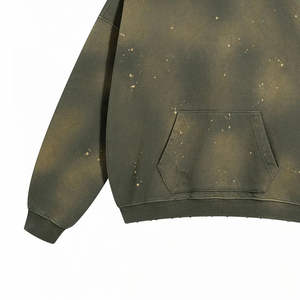 Sweat-shirts pour hommes en denim délavé, design personnalisé, vente en gros, meilleure qualité, prix bas, sweat-shirts pour hommes en denim délavé - Product Image 4