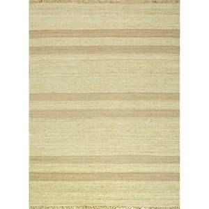 Alfombras de Yute y Cáñamo Nomadic Threads PDJT-193, Tejido Plano Color Marfil, Rectangulares a Rayas, para Pasillo, Dormitorio, Sala de Estar, Uso Doméstico - Product Image 1