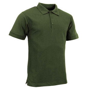 M & F haute qualité 100% polyester hommes grande taille à manches courtes pour polos conception tricotée solide personnalisée pour la vente en gros - Product Image 2