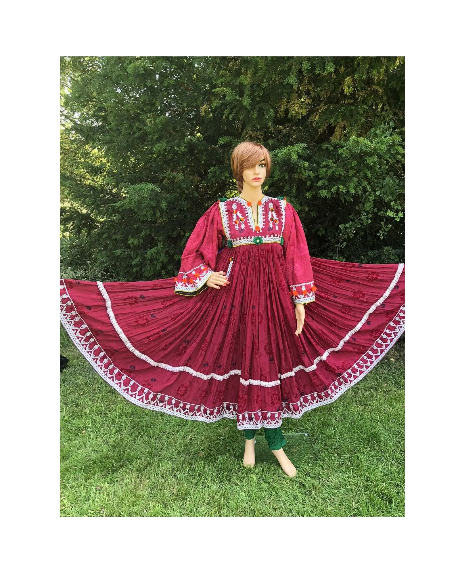 Afghani kuchi Dresses Tribal dân tộc cổ điển kuchi ăn mặc, afghan/Pakistan kuchi Đảng truyền thống đa màu sắc Ăn mặc