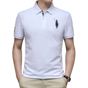 Mode décontracté été nouveau Design hommes Polo t-shirt hommes col roulé Polo à manches courtes Polo chemise nouveaux vêtements Golf PoloTshirt - Product Image 4