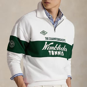 Sudadera Personalizada de Invierno para Hombre, 100% Algodón, Forro Polar Transpirable, Cierre de Cremallera 1/4, Talla Grande, con Estampado, OEM, Alta Calidad - Product Image 5