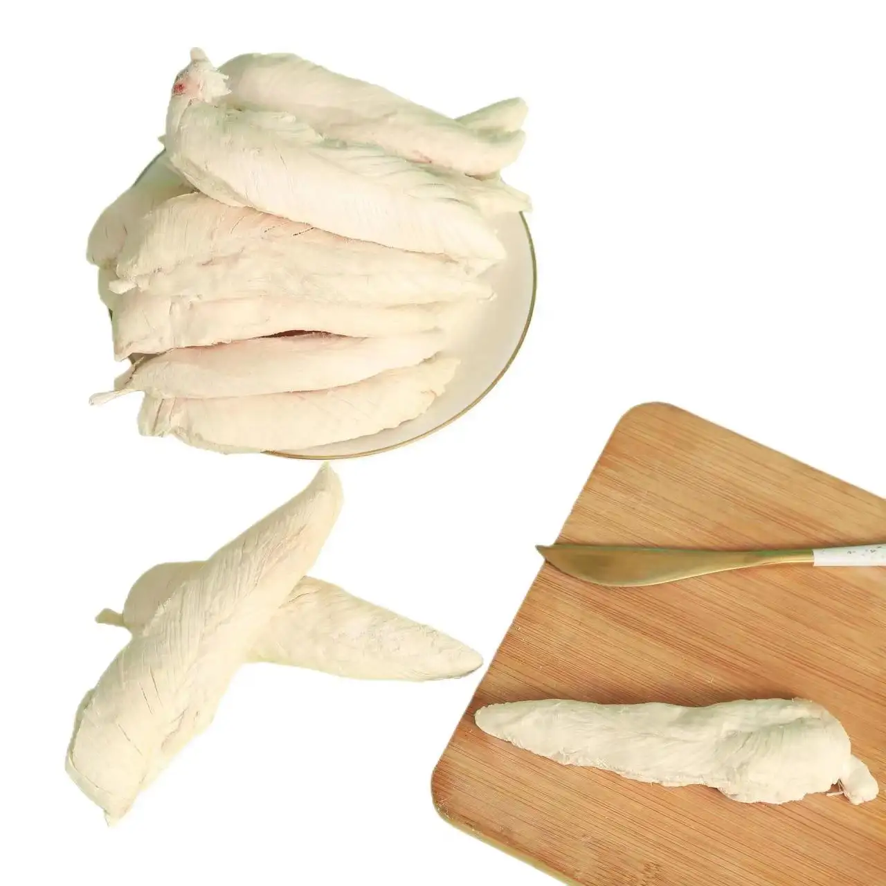 Grosir ayam beku kering payudara murni daging segar nutrisi payudara ayam makanan hadiah anjing pelatihan kalsium