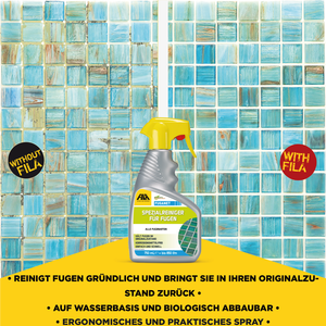 FILA Surface Care Solutions FUGANET <b>Tile</b> Grout Detergent Biodegradable Non-Acidic 750ml Spray Safe Porcelain No Acids Sodium - Product Image 5