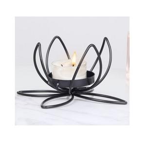 Juego de 5 portavelas de Interior de color negro Portavelas de diferentes tamaños de primera calidad del mejor exportador de la India - Product Image 2