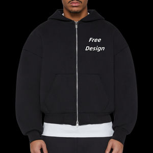 Sudaderas con capucha de neopreno personalizadas para hombre, fabricante de chándal de gran tamaño de lujo, Unisex, 500 GSM, 100% algodón, venta al por mayor, Sudadera con capucha de peso pesado - Product Image 5