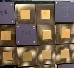 Fairly Used Intel Gold <strong>CPU</strong> Ceramic Processor Scraps <strong>for</strong> Desktop Gold Recovery <strong>Socket</strong> Type - Product Image 2