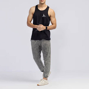 Vente directe d'usine, débardeur pour homme décontracté de haute qualité, respirant, séchage rapide, 100% coton, personnalisable, pour la salle de sport et l'exercice - Product Image 3