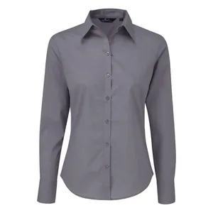 Poplin Long Sleeve Blouse Corporate Merchandising Promotional Polo Shirts - Product Image 6