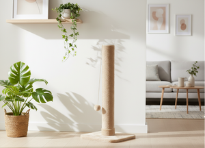 High Quality Amistar Beige Loft Scratching Post For <b>Cats</b> All sizes - Product Image 3