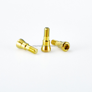 Tornillo de tapa de cierre dental de aleación de titanio Straumann Compatible con <span class=keywords><strong>Fixodent</strong></span> Bone Level RC NC para productos metálicos - Product Image 1