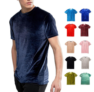 T-shirt en denim d'hiver à broderie personnalisée pour homme, unisexe, col rond, manches longues, respirant, 100% coton, style streetwear - Product Image 1