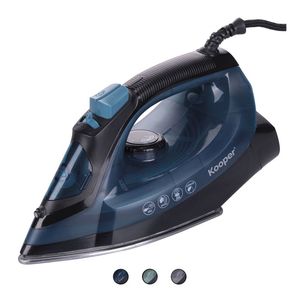 Ferro da Stiro a Vapore Elettrico Kooper 2000W con Piastra in Acciaio Inox, Ferro da Stiro a Secco Portatile per Uso Domestico e Alberghiero, Funzione Auto-Off - Product Image 1