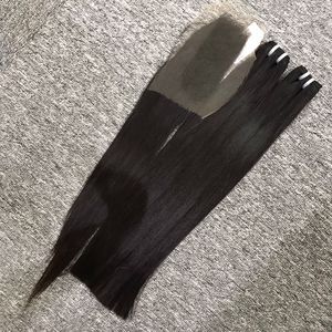 Venta al por mayor 100% virgen vietnamita de alta calidad natural recto doble dibujado extremos extensiones de cabello humano cinta - Product Image 2