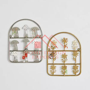 Soporte de joyería acabado oro y plata girasol metal para exhibir oro y joyería artificial - Product Image 6