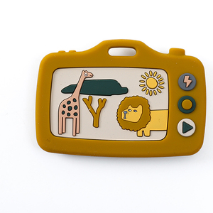 Appareil photo de bébé en silicone souple personnalisé sans BPA jouet de <span class=keywords><strong>dentition</strong></span> pour bébés à mâcher chaîne de <span class=keywords><strong>dentition</strong></span> apaisante anneau chaîne <span class=keywords><strong>hochet</strong></span> - Product Image 3