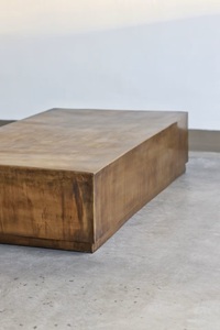 Table basse de salon en acier inoxydable, design moderne, haute qualité, forme rectangulaire, prix des meubles de maison - Product Image 4