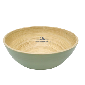 ปั่นหัตถกรรมชามไม้ไผ่ในเวียดนามสำหรับผลไม้ชามไม้ไผ่ขนาดใหญ่ - Product Image 2