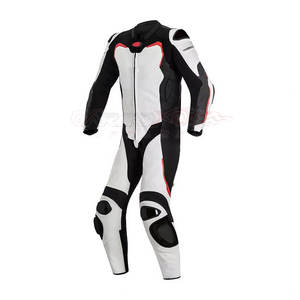 Nuevo diseño personalizado hombres traje de moto hecho de cuero genuino traje de moto mejor calidad traje de moto - Product Image 5
