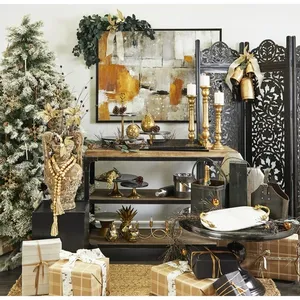 Présentoir à dessert rond en métal marbré à 2 niveaux au design moderne et admirable Supports à gâteaux en métal de grande taille les plus vendus pour les fournisseurs - Product Image 3