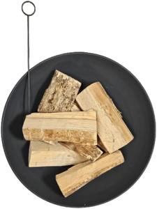 Brasero d'extérieur moderne en fonte avec support trépied, au gaz naturel, portable, 9999 BTU, pour jardin, terrasse, foyer et chauffage - Product Image 5