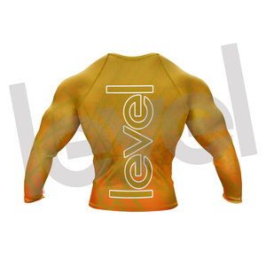 New Arrival Plain Rash Guards Wholesale Custom Printed No Gi Men's Rash Guard <b>Shirt</b> <b>Compression</b> <b>Shirts</b> - Product Image 2