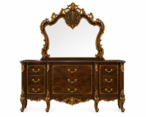Juego de Cama de Madera de Teca de Lujo Estilo Castillo, Tallado a Mano, Muebles de Dormitorio Reales Duraderos con 5+ Cajones, Fabricante Exportador - Product Image 4