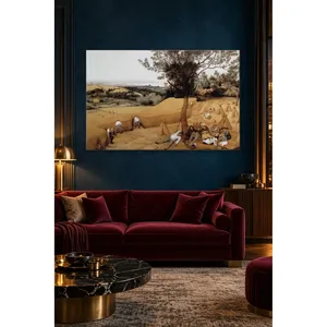 ภาพพิมพ์บนผ้าใบ "ชาวนาผู้เก็บเกี่ยว" โดยฟิดา ปีเตอร์ บรูเกล - Product Image 4