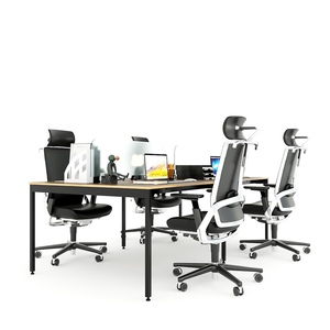 Mesa Minimalista para 4 Personas, 240x120cm, Madera Contrachapada con Patas Elegantes, HBSL016 - Product Image 4