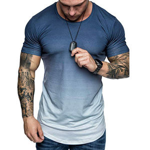 T-shirts à sublimation pour hommes t-shirts tie dye t-shirts prix bon marché commande en gros t-shirts pour hommes vente en gros de logo personnalisé OEM 2023 - Product Image 3